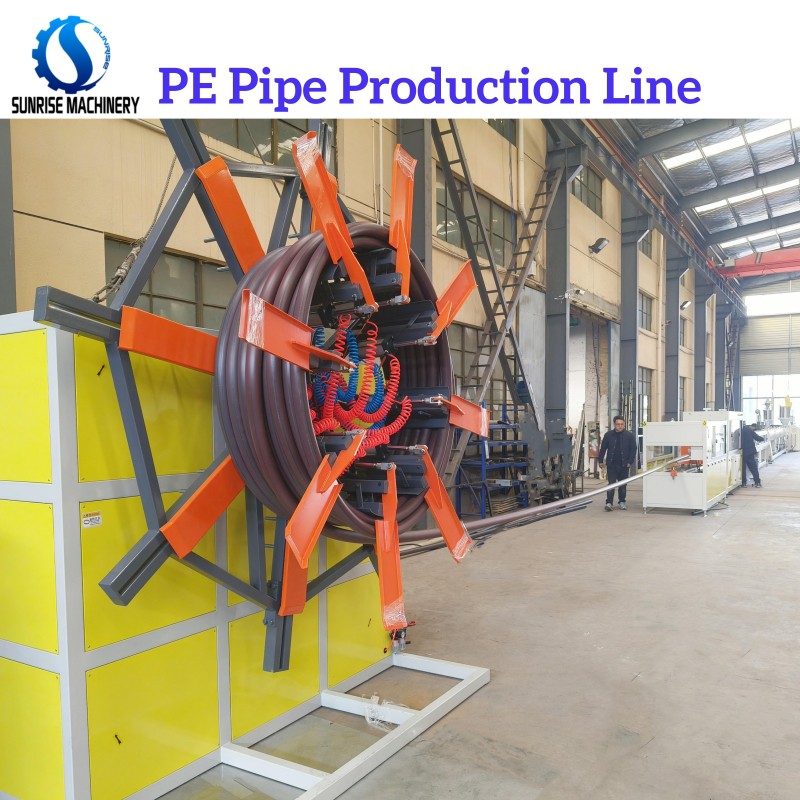 PE Pipe Winder Coiler Machine